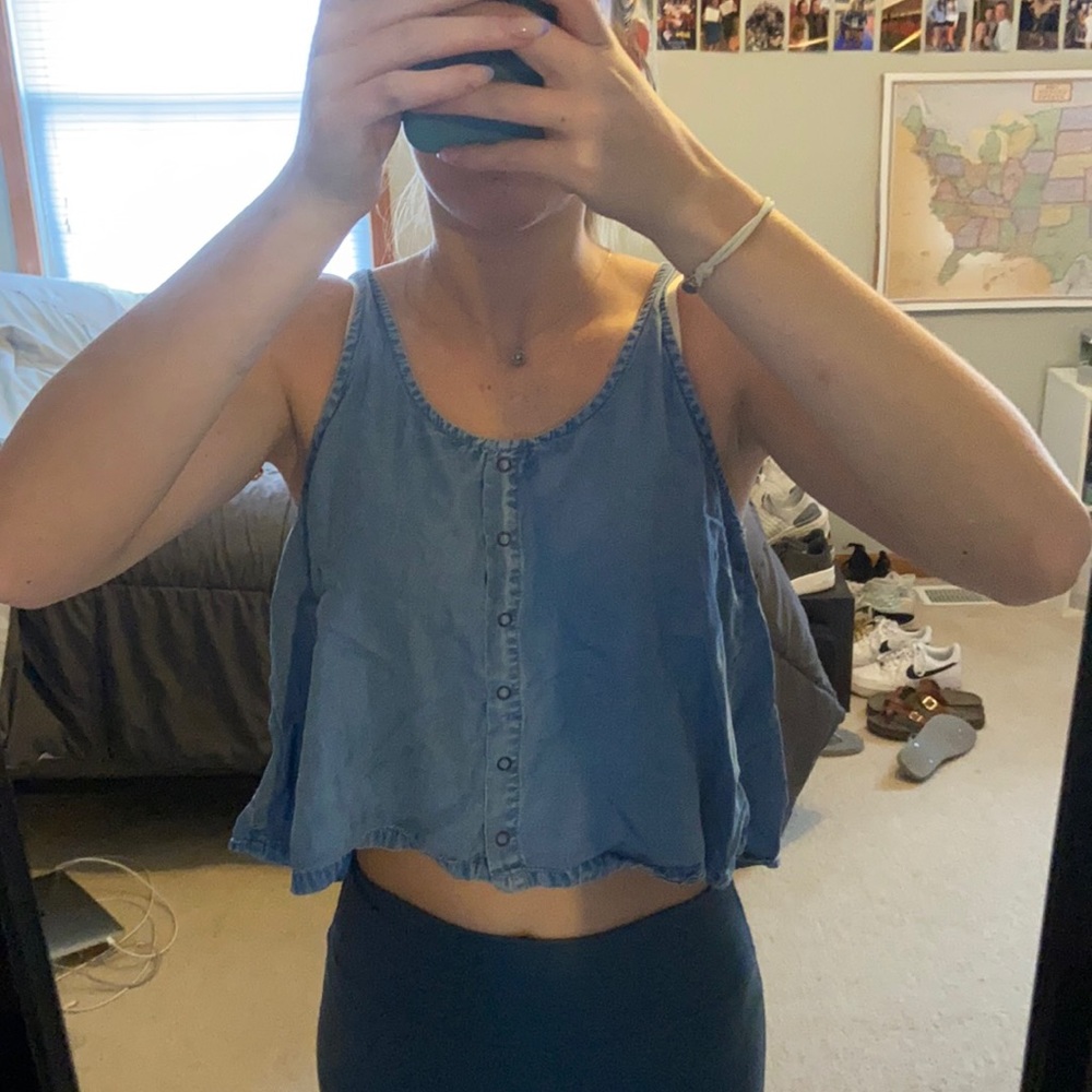 Forever 21 Denim Tank Top
